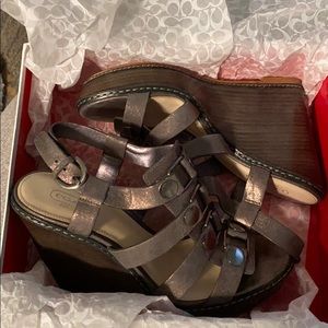 Coach wedge heels
